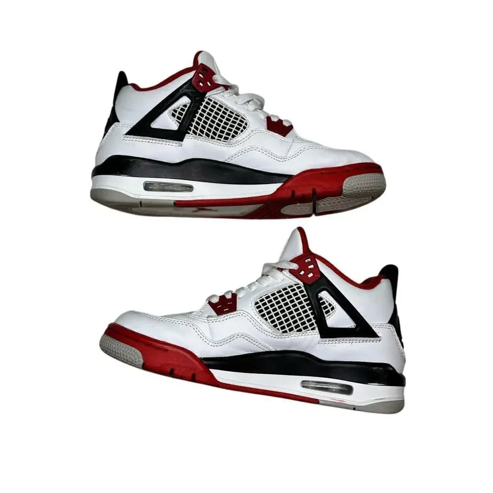 Nike Air Jordan 4 Fire Red Retro Shoes | Gs Og | Youth Boys Size 6.5 | Rare